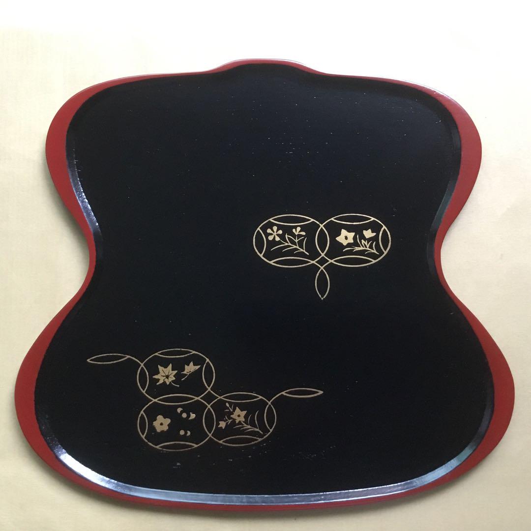 【アソベの漆器】 瓢盆 京都 お盆 象彦 瓢盆 京漆器 未使用 菓子盆 - メルカリ