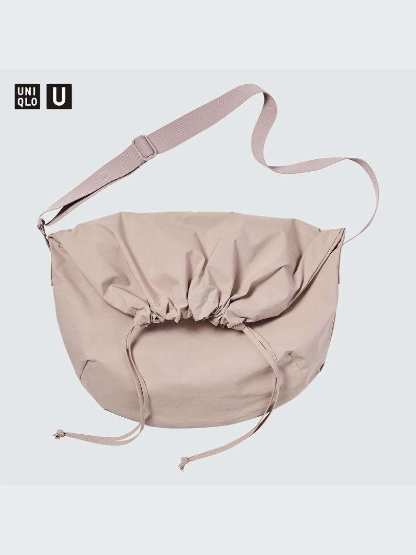 UNIQLO U ドローストリングショルダーバッグ　Pink