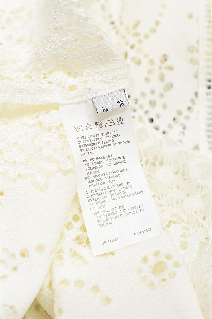 R-L331/美品 PINKO ワンピース ドレス レース インナー付き 42