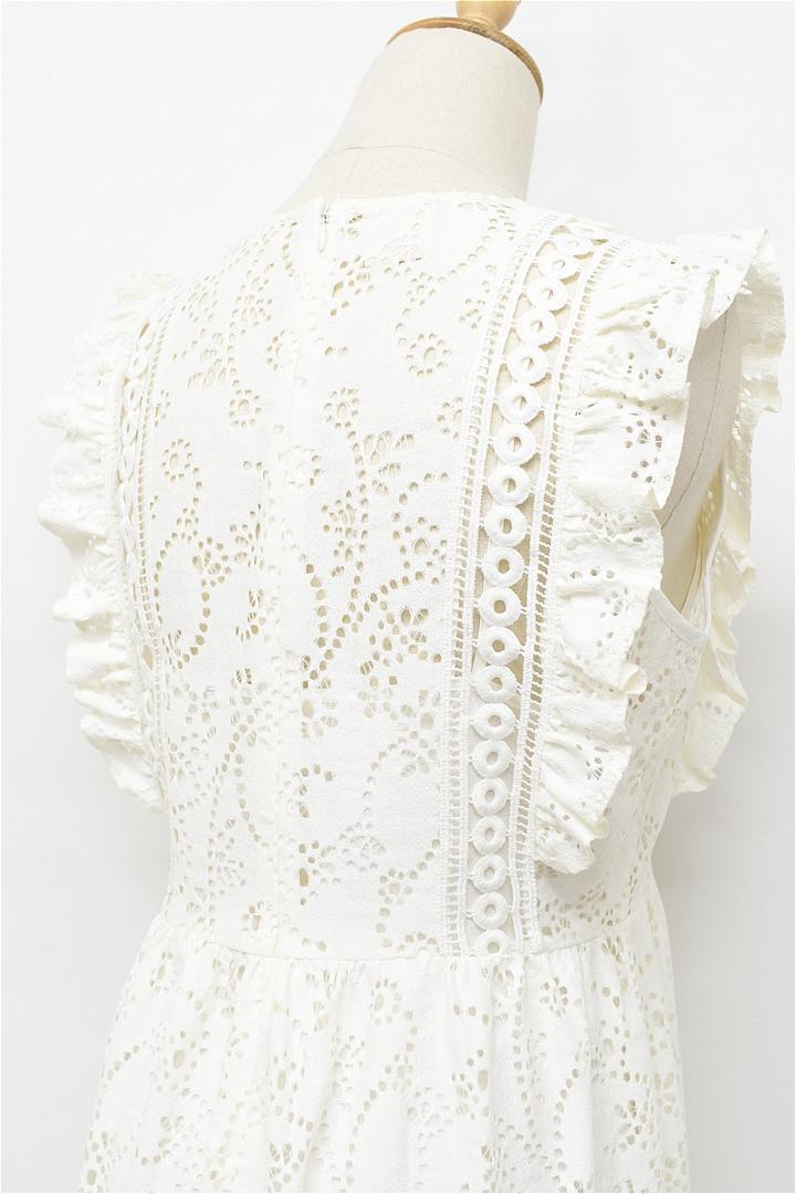 R-L331/美品 PINKO ワンピース ドレス レース インナー付き 42