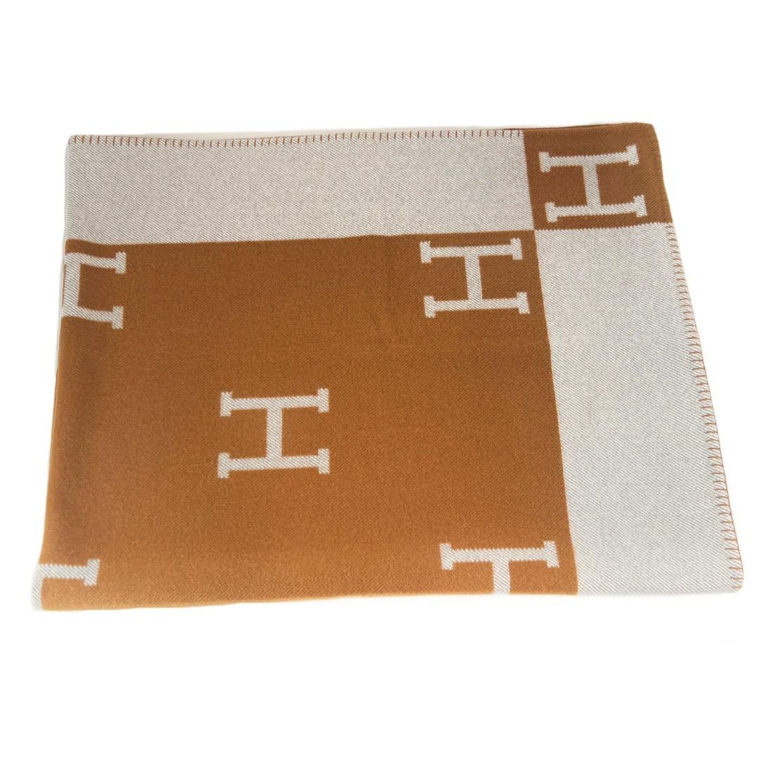 新品 HERMES エルメス プレード アヴァロン キャメル ウール カシミヤ