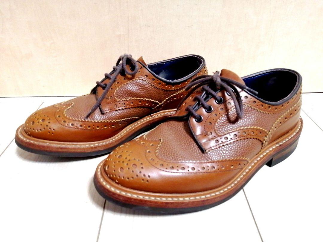 Tricker's バートン コマンドソール ウィングチップm6973