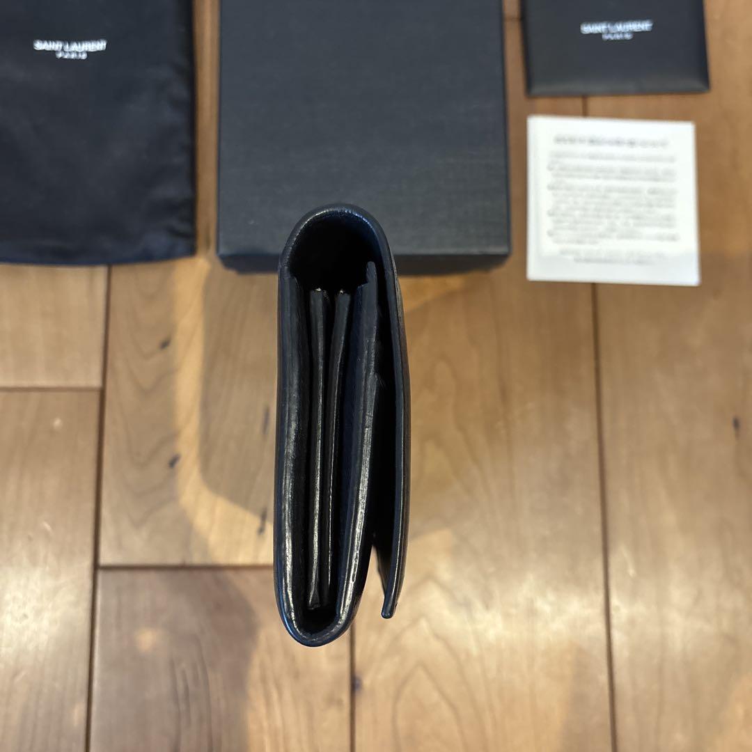 SAINT LAURENT ブラック長財布