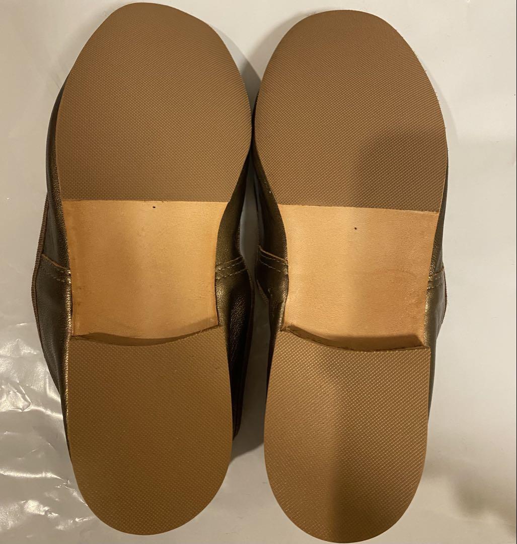 PORSELLI バレエシューズ bronze 38 Porselli ポルセリ バレエシューズ ブロンズ ハンドメイド 国内