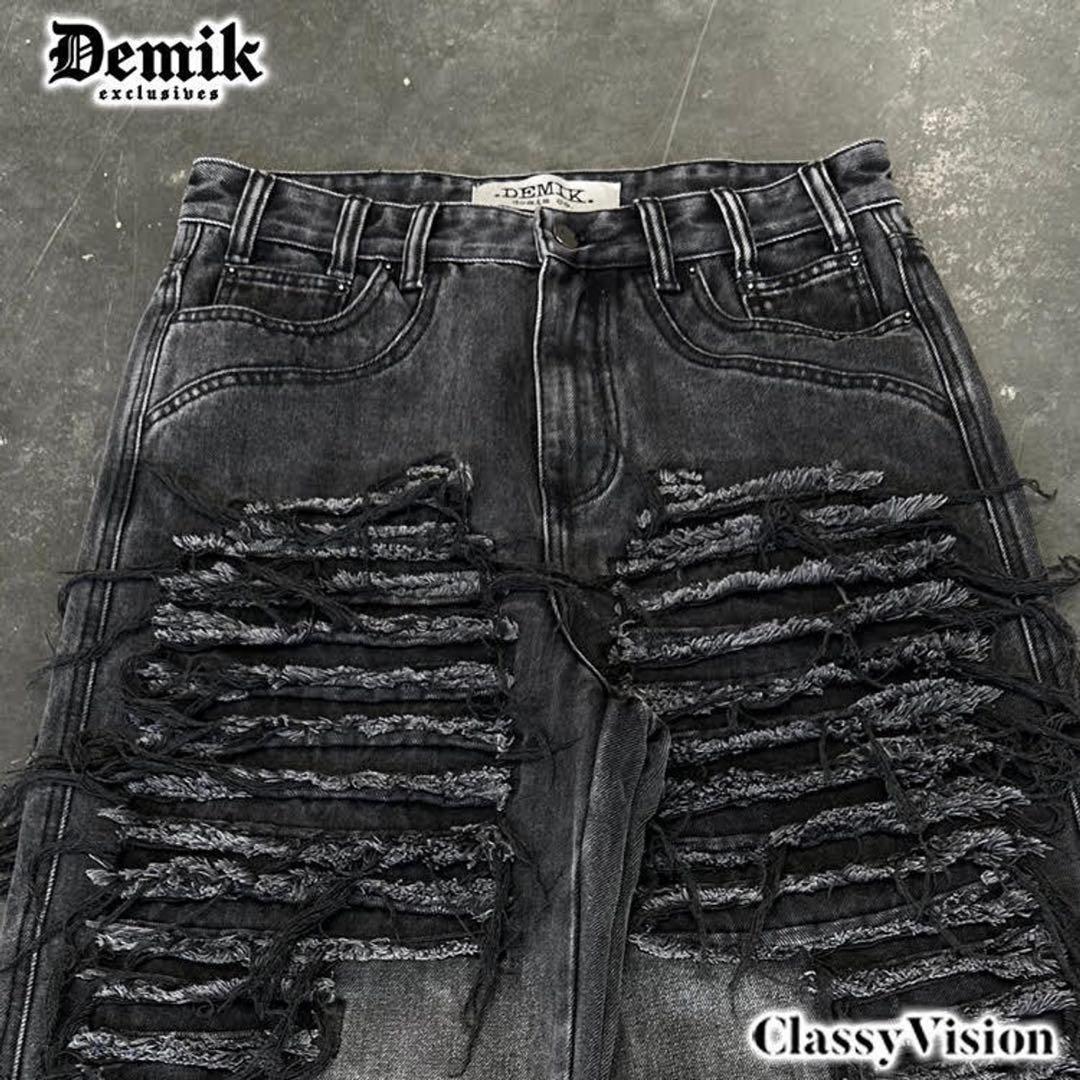DEMIK EXCLUSIVES デミックエクスクルーシヴ バギーデニムパンツ DEMIK EXCLUSIVES(デミックエクスクルーシヴ)商品ページ - Scar