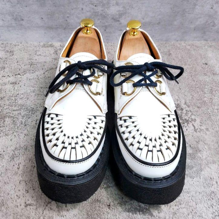 極美品【GEORGE COX】GIBSON ラバーソール 3588 VIB 白