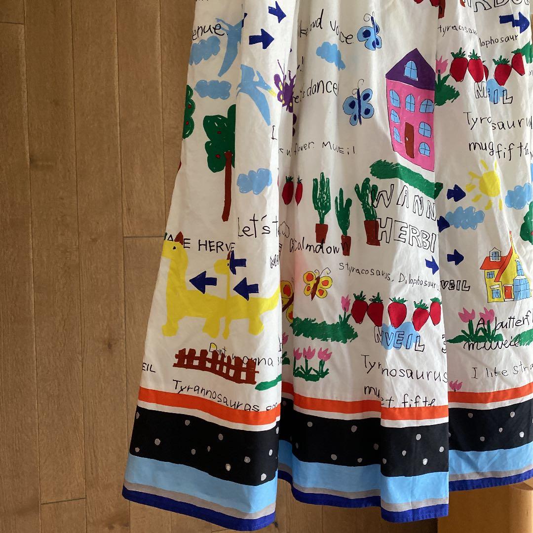 MUVEIL ミュベール 総柄 スカート | contifarma.pe