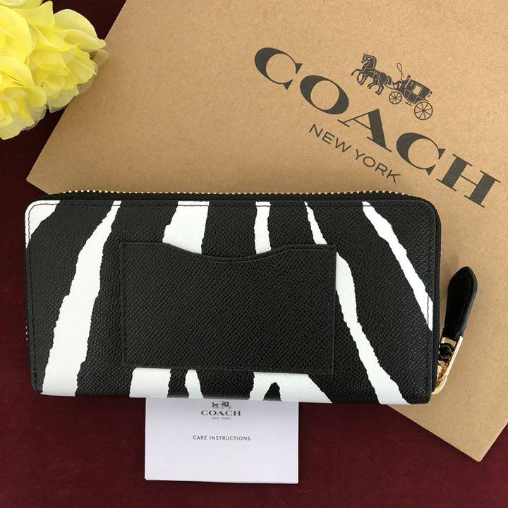 新品未使用品 COACH ブラック 長財布 箱 カード 冊子付 楽天市場】コーチ COACH 財布 二つ折り財布 長財布 レディース