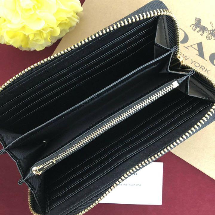 新品　COACH長財布 COACH コーチ レディース 財布 長財布 ロング ジップ ウォレット