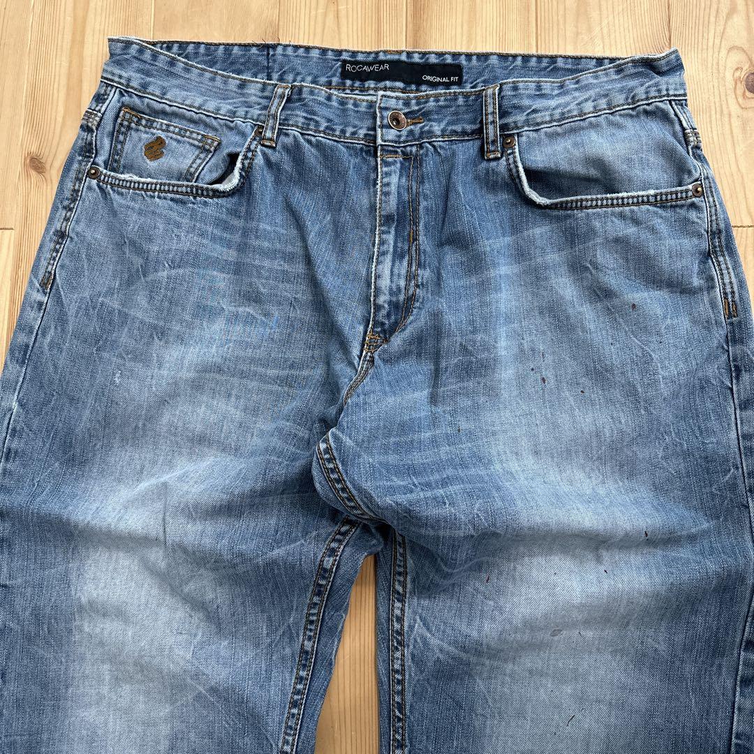 ROCKAWEAR デニム USA 古着 バギー ワイド
