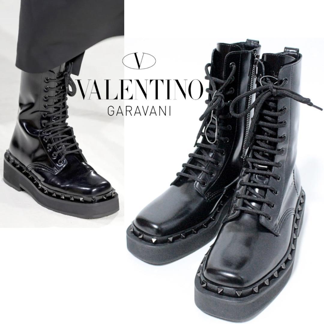ヴァレンティノ ガラヴァーニ ロックスタッズ ブーツ 26cm26cm valentino garavani