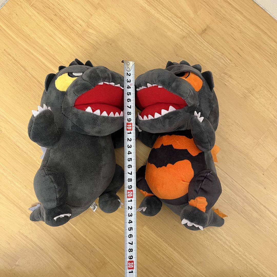 ゴジラ バーニングゴジラ ぬいぐるみ アミューズメント 2体