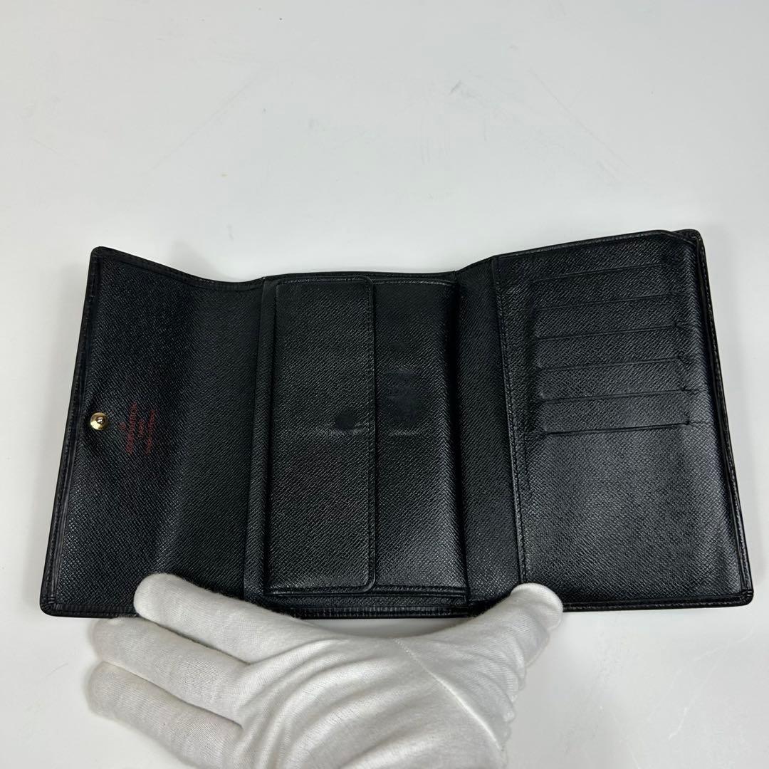 美品 LOUIS VUITTON エピ ポルトトレゾール エテュイパピエ 三つ折