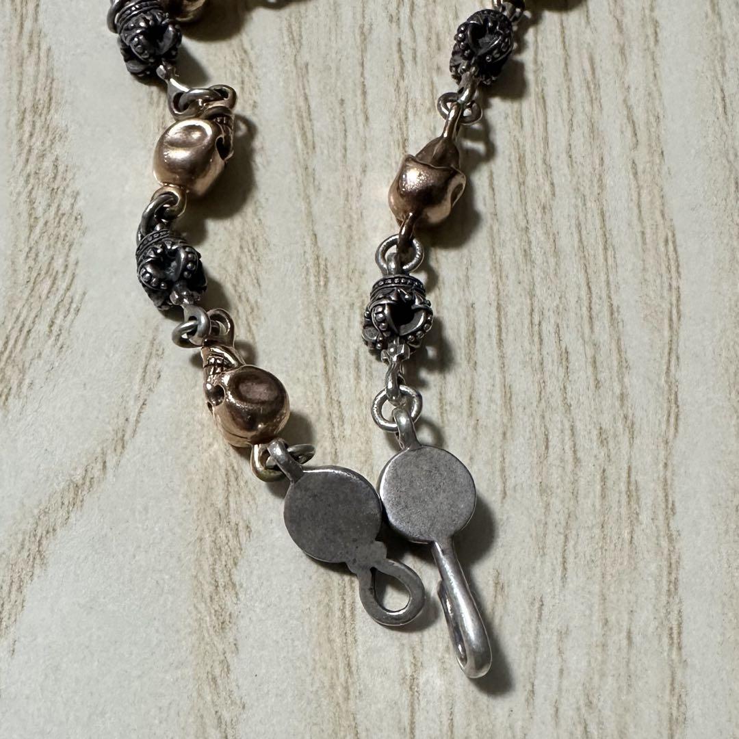 シルバー925 ネックレス silver skull
