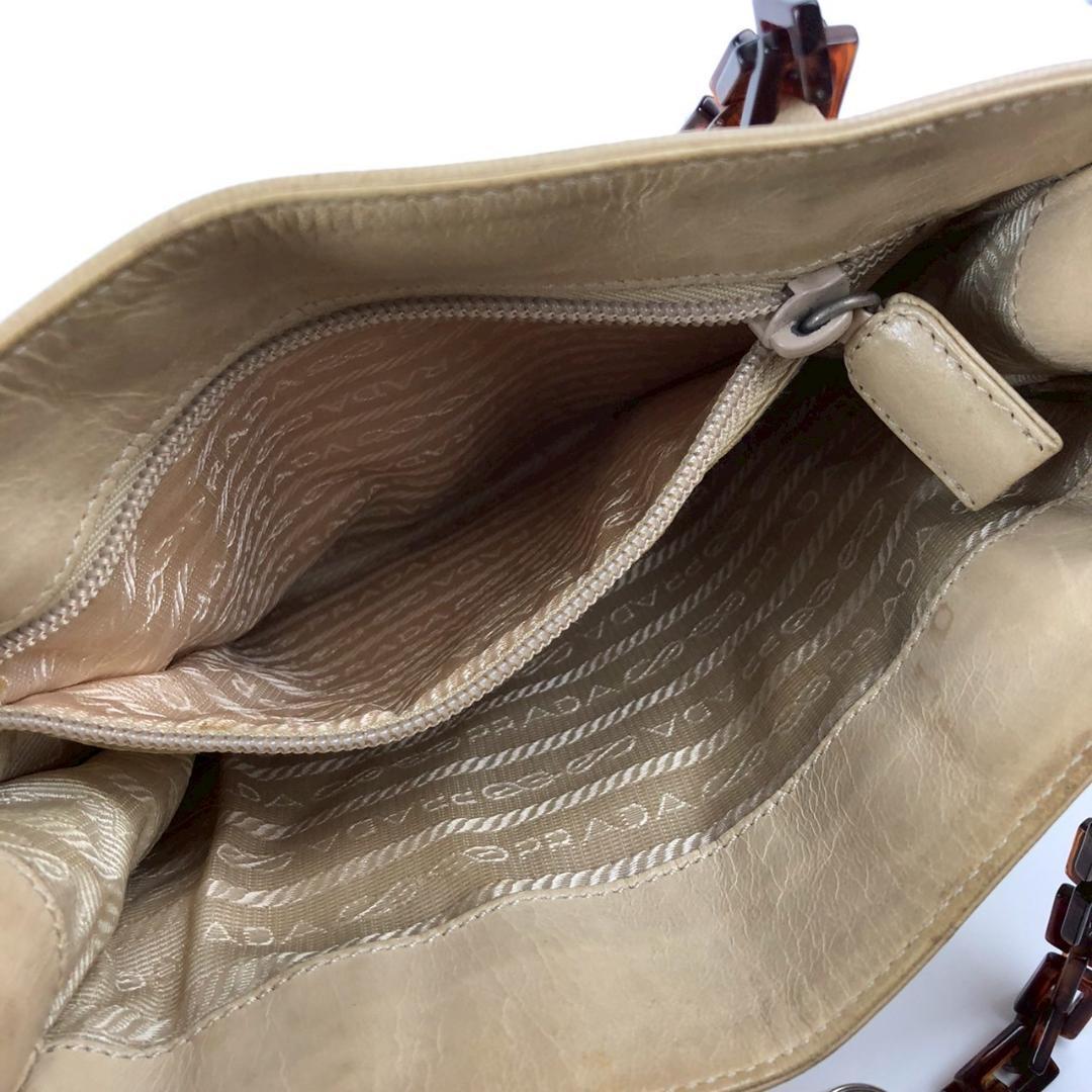 PRADA プラダ プラチェーン ハンドバッグ ベージュ レディース ブランド PRADA プラダ プラチェーン ハンドバッグ ベージュ レディース ブランド