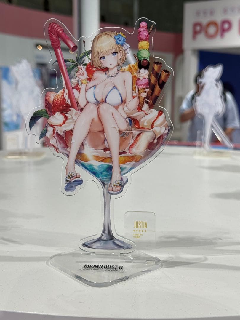 ブラウンダスト2 ポップアップ サマーナイト アクリルスタンド ユースティア ブラウンダスト2 サマーナイトアクリルスタンド 真夏の夢 ユース