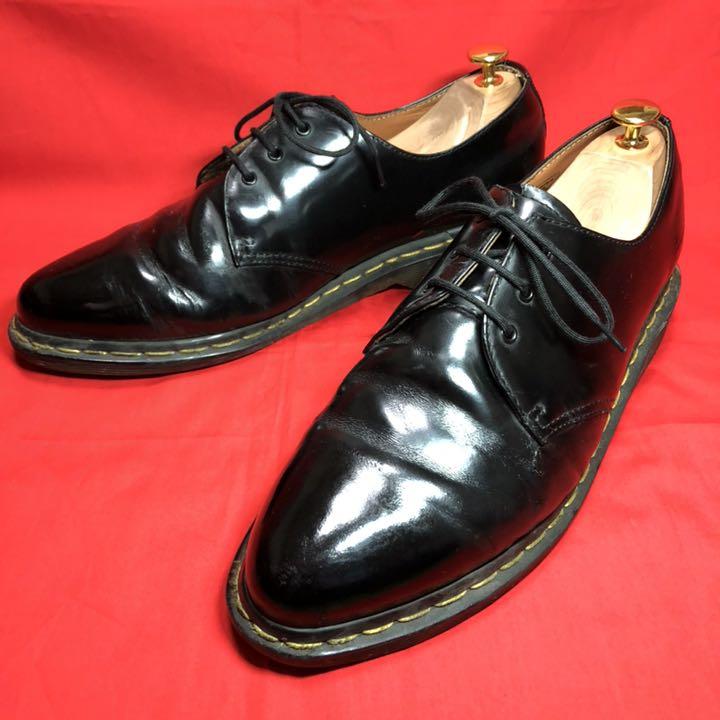 Dr.Martens 3ホール 28.5cm ドレス 革靴 黒 靴紐新品(¥4,480) , メルカリ スマホでかんたん フリマアプリ