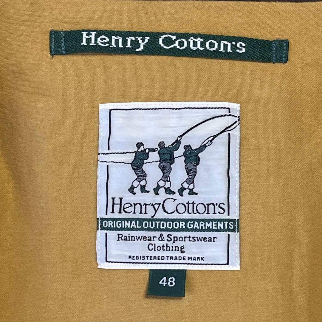Henry Cotton’s 日本製 アウトドアジャケット サイズ48 フード付 Henry Cotton’s 日本製 アウトドアジャケット サイズ48 フード付