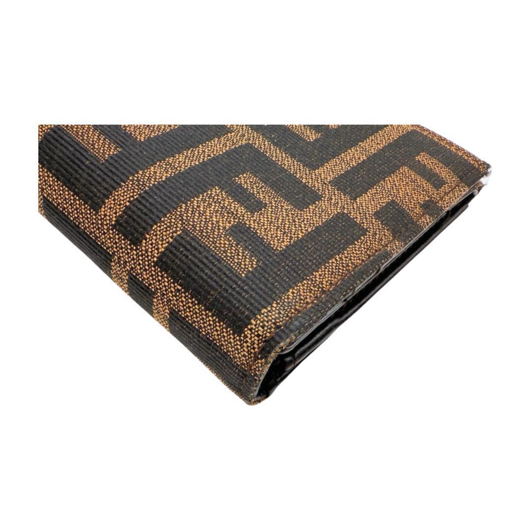 FENDI フェンディ ズッカ柄 キャンバス 二つ折り 長財布 ウォレット