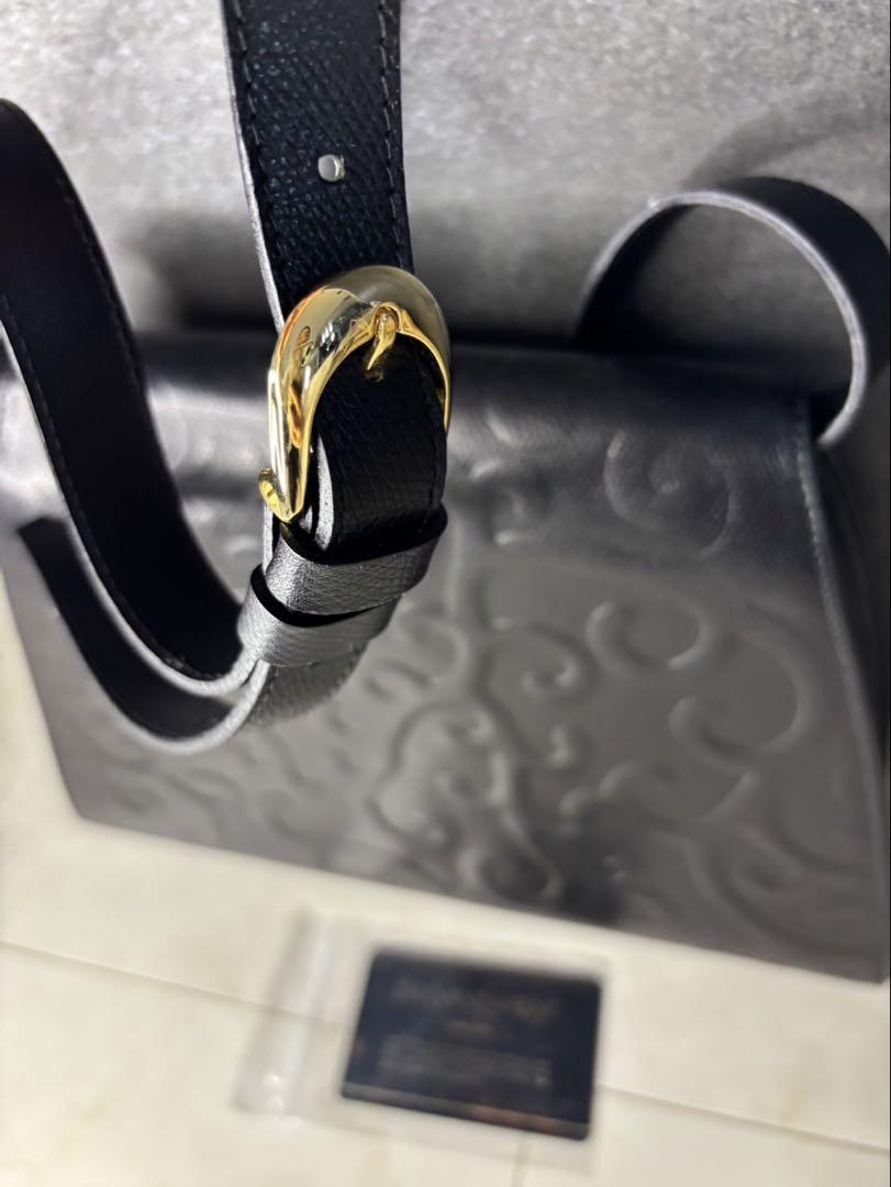 イブ　サンローラン　ブラックショルダー　バッグ　ヴィンテージ★レア物★YSL