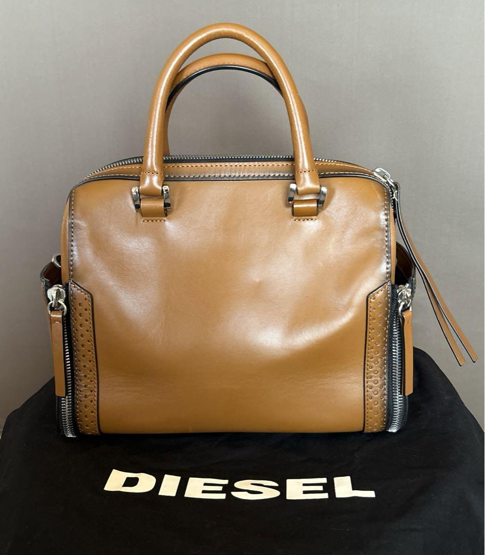 美品ディーゼルDIESELショルダーバッグ本革 DIESEL本革ショルダーバッグ