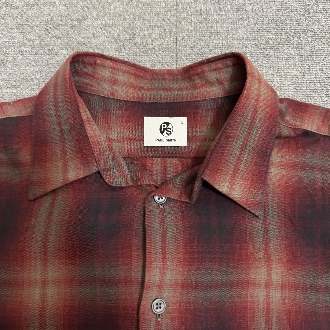 PAUL SMITH オンブレチェックシャツ