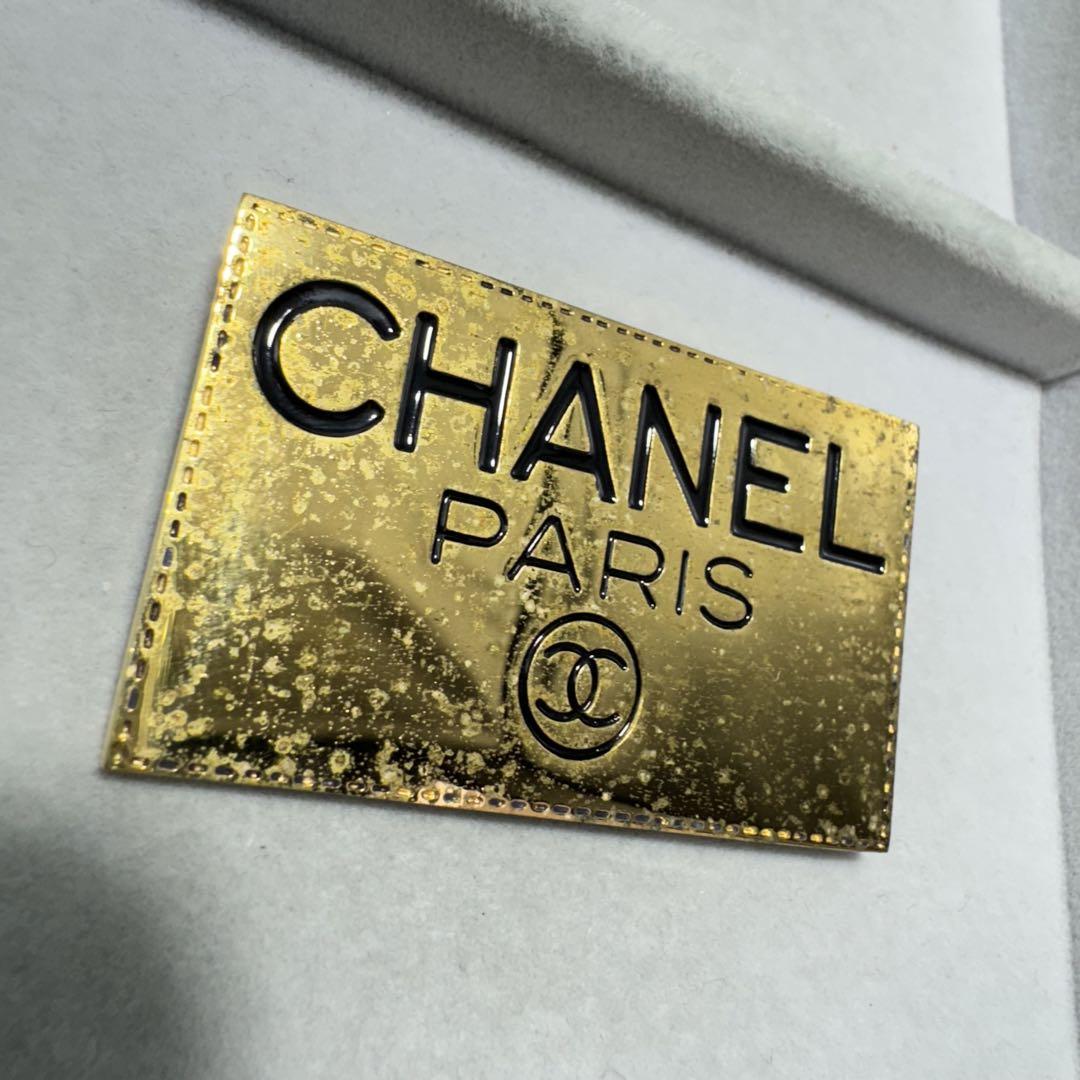 【ヴィンテージ】CHANEL ゴールドブローチ　ココマーク　プレート