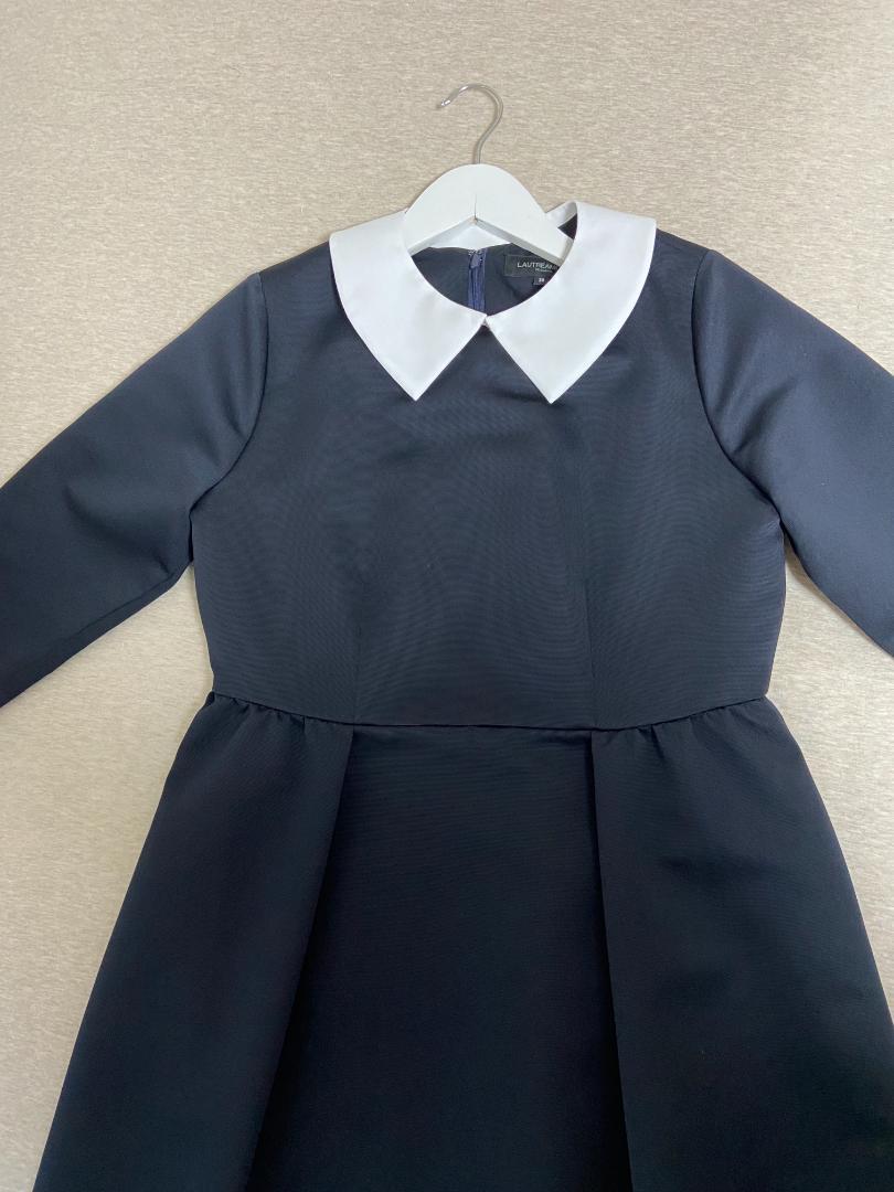 正規店 ロートレアモン ネイビー AgSwo-m71412634546 マットグログランワンピース HOT爆買い