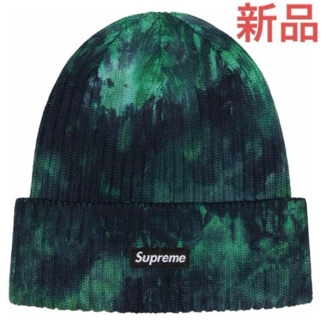 【新品】 Supreme 24SS Overdyed Beanie 緑 黒