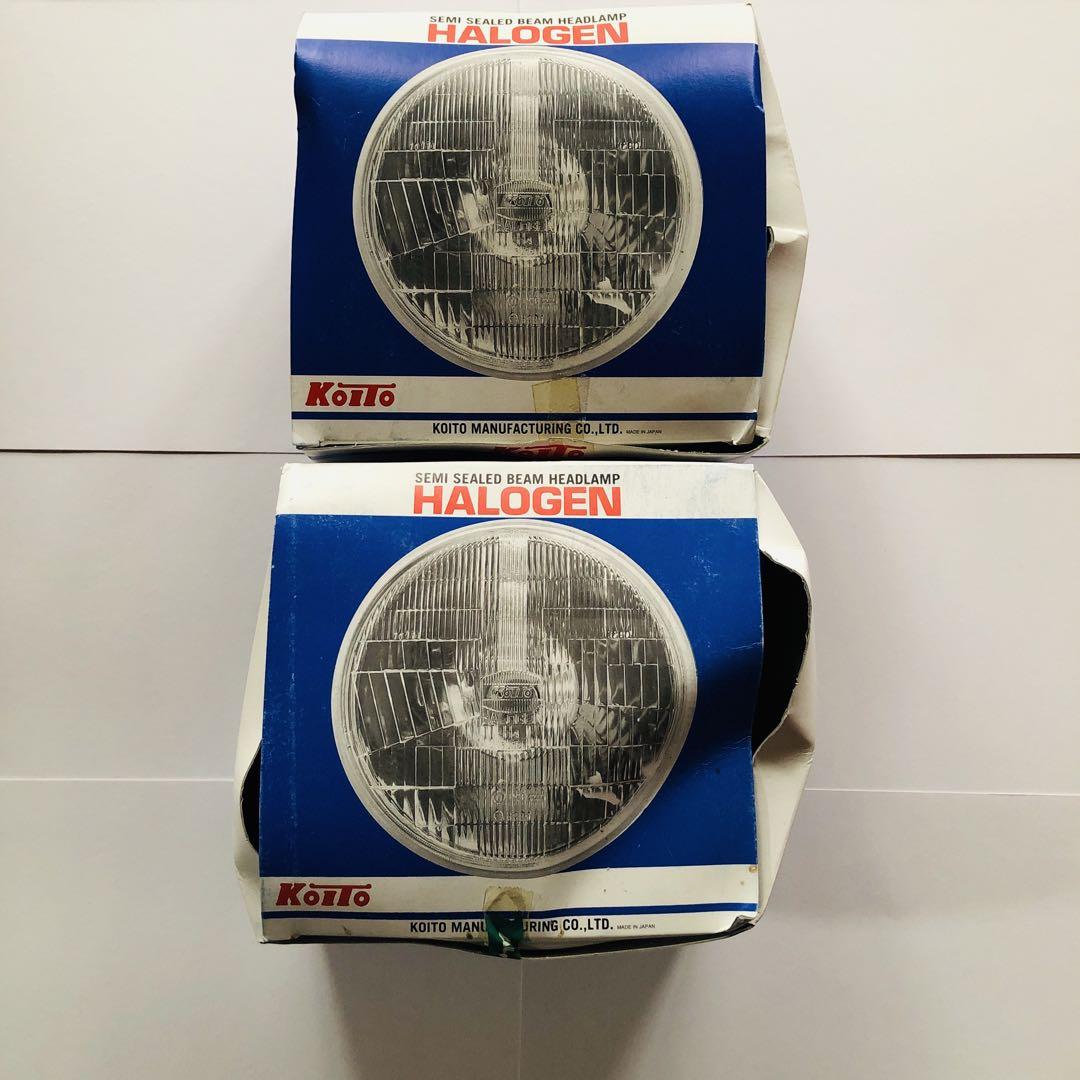小糸製作所(KOITO) 電球交換式ハロゲンヘッドランプユニット丸型2灯式12V