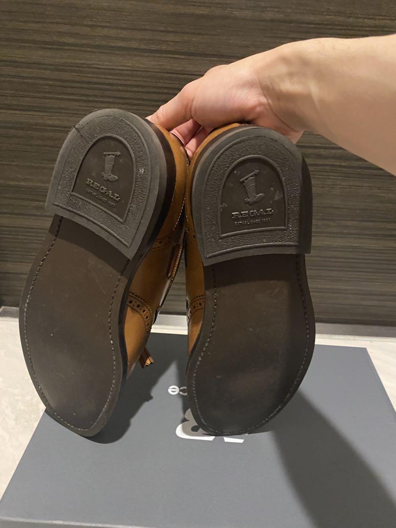 【美品】REGAL ブラウンレザー ローファー タッセル付き