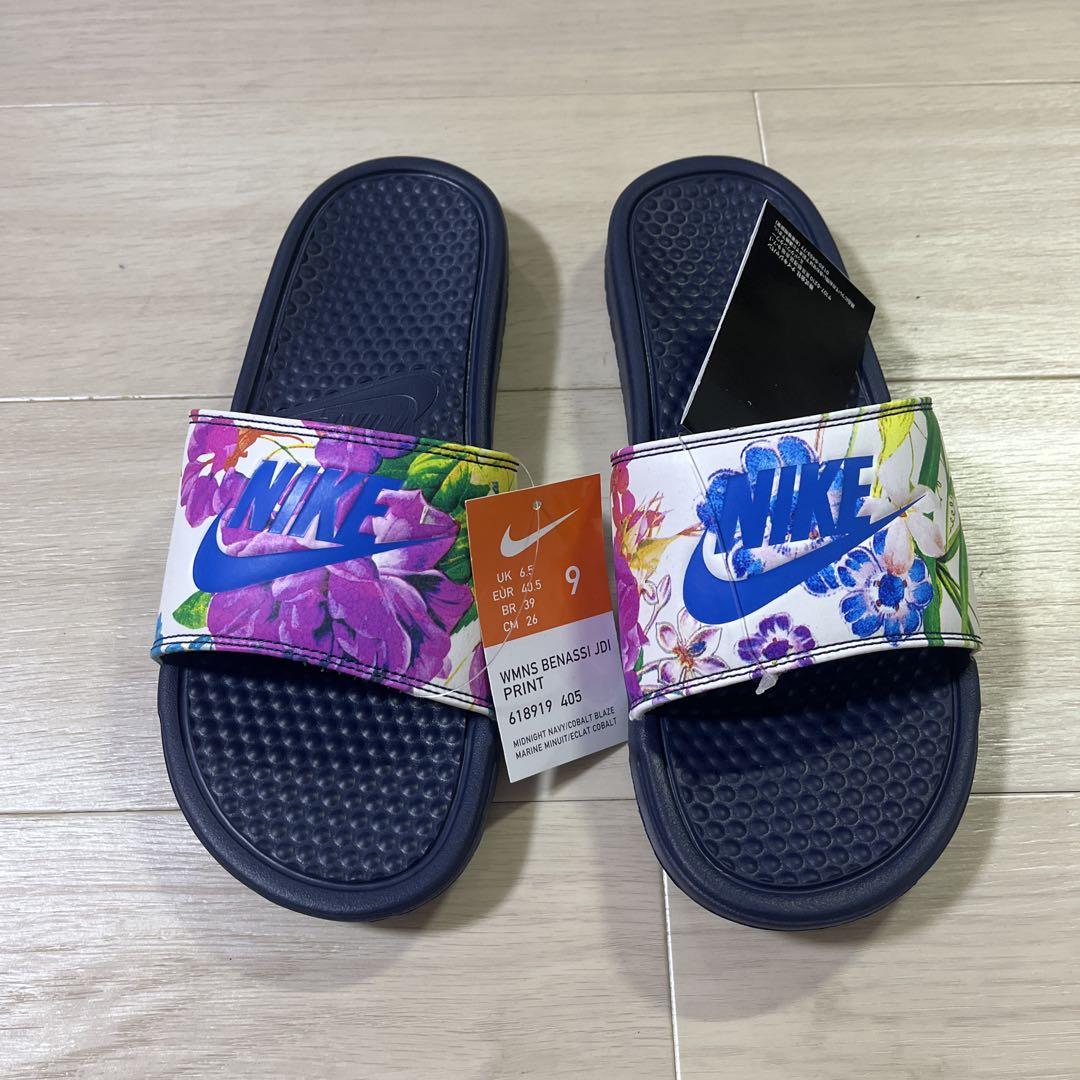 Mさん専用　Nike Benassi JDI Print 9 ネイビー/フラワー