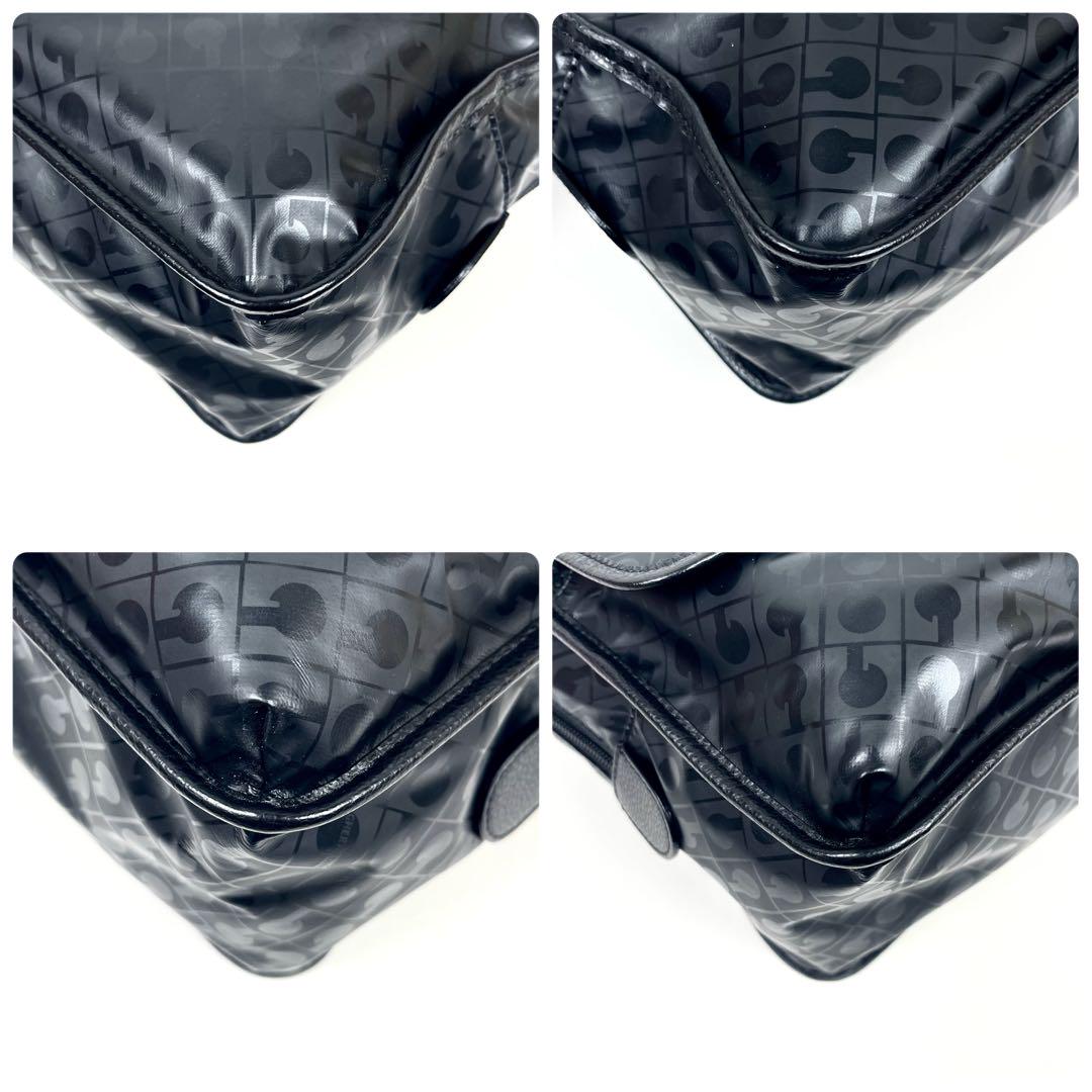 ゲラルディーニ　美品　トートバッグ　ソフティ　総柄　PVC 撥水　ビジネス可能 ゲラルディーニ 美品 トートバッグ ソフティ 総柄 PVC 撥水