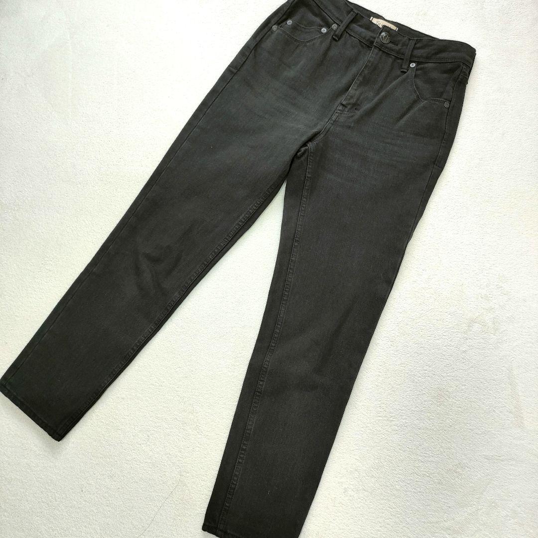YANUK×金子綾 ヤヌーク ハイライズスリムテーパードデニムパンツ コラボ