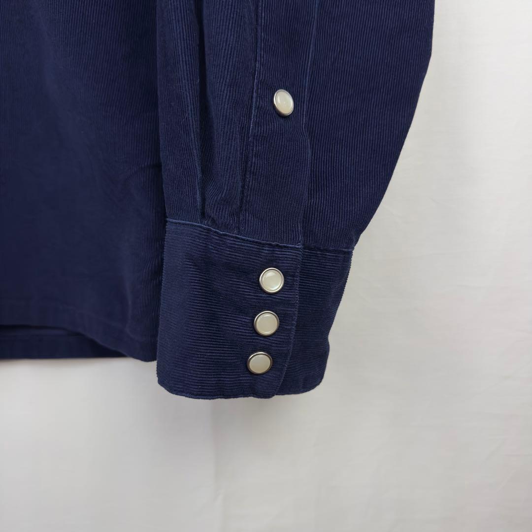 現行 ポロ ラルフローレン コーデュロイ オープンカラー ウエスタン シャツ S 現行 ポロ ラルフローレン コーデュロイ オープンカラー ウエスタン シャツ S