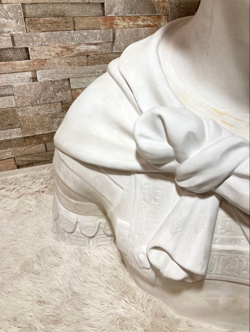 送料込み 聖 ジョルジョ胸像 石膏像 送料込み 聖 ジョルジョ胸像 石膏像