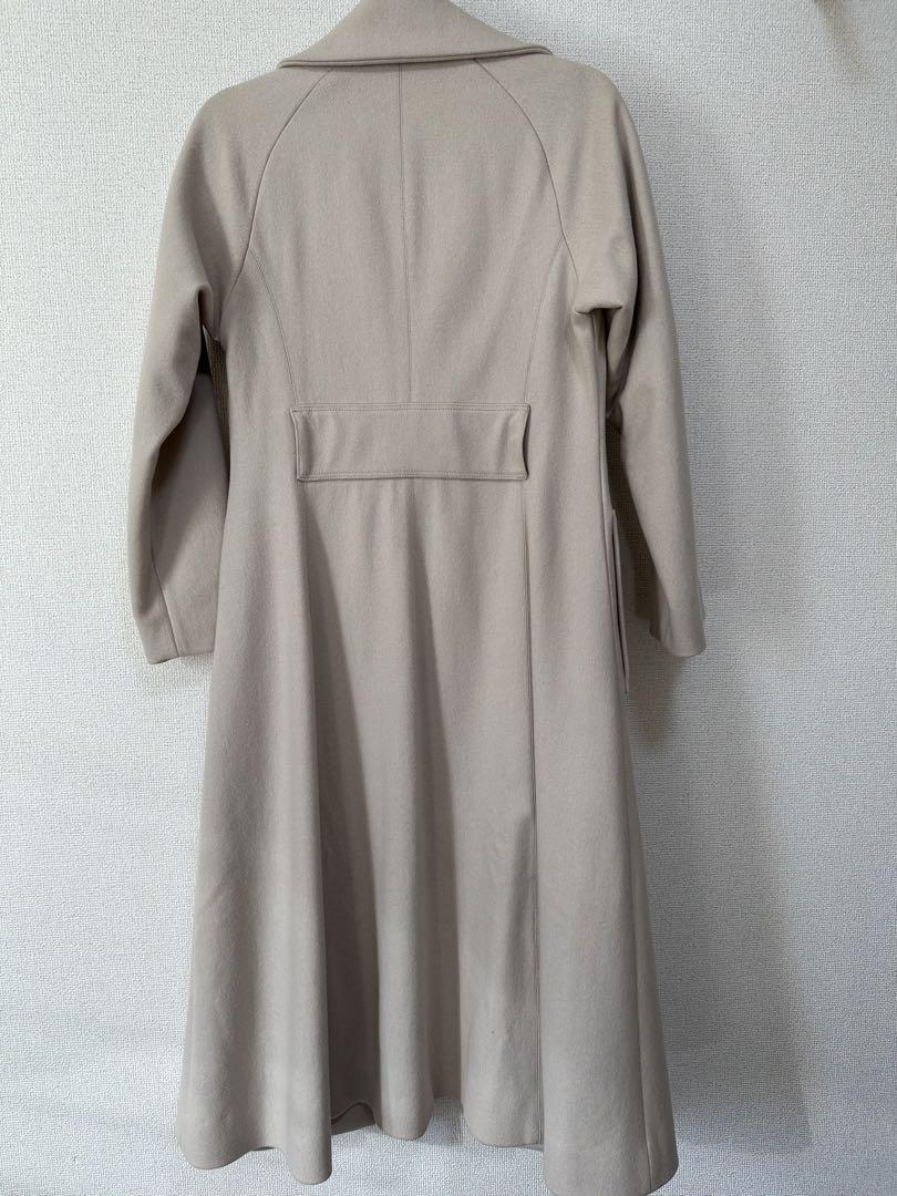 開催中セール一覧 限定品】ELIN/エリン coat/アイボリー Long Melton ジャケット・アウター