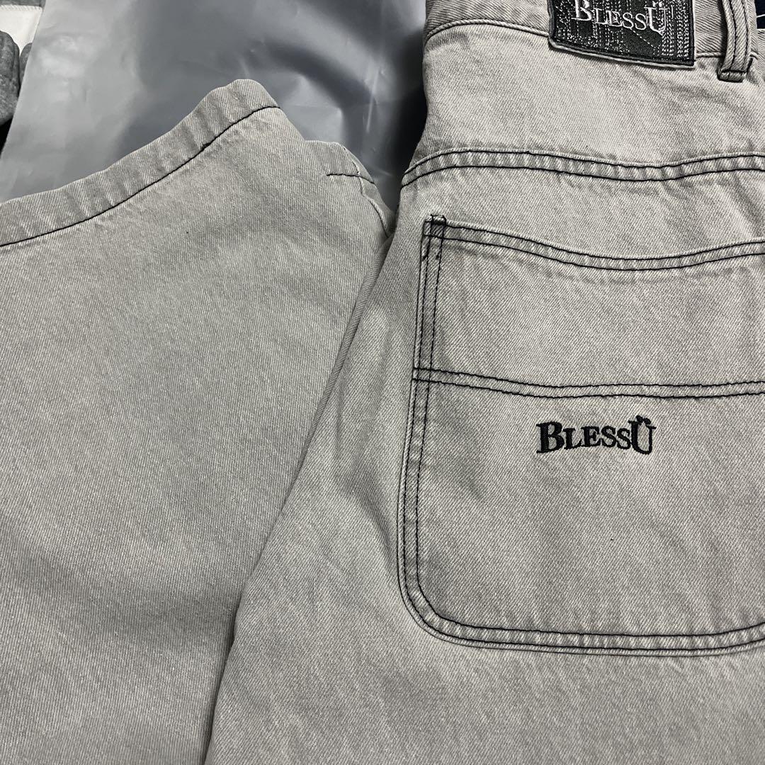 BlessU グレー デニムパンツ M