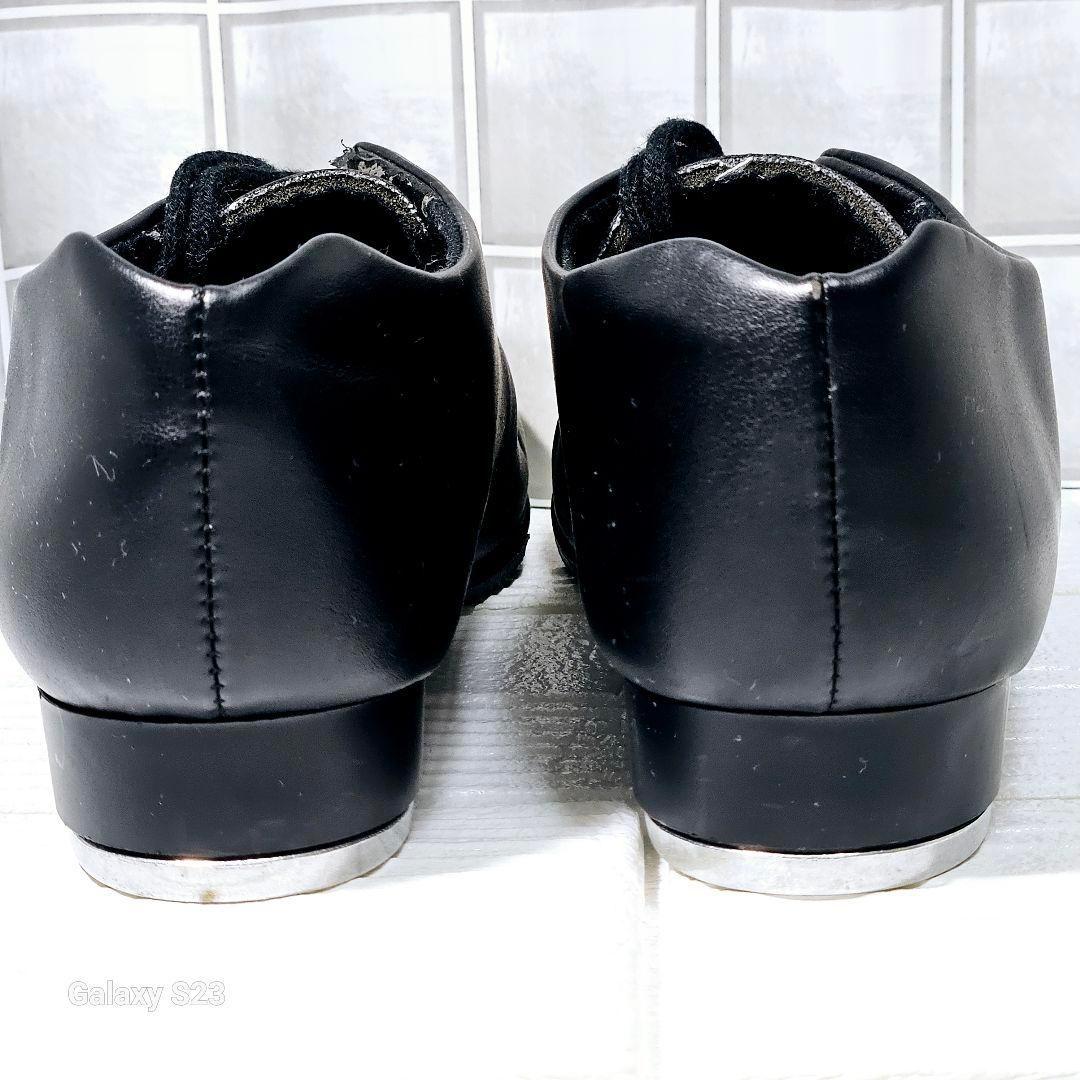 【ほぼ未使用】カペジオ　ジャズシューズ　ブラック　22-22.5センチ ほぼ未使用】カペジオ ジャズシューズ ブラック 22-22.5センチ