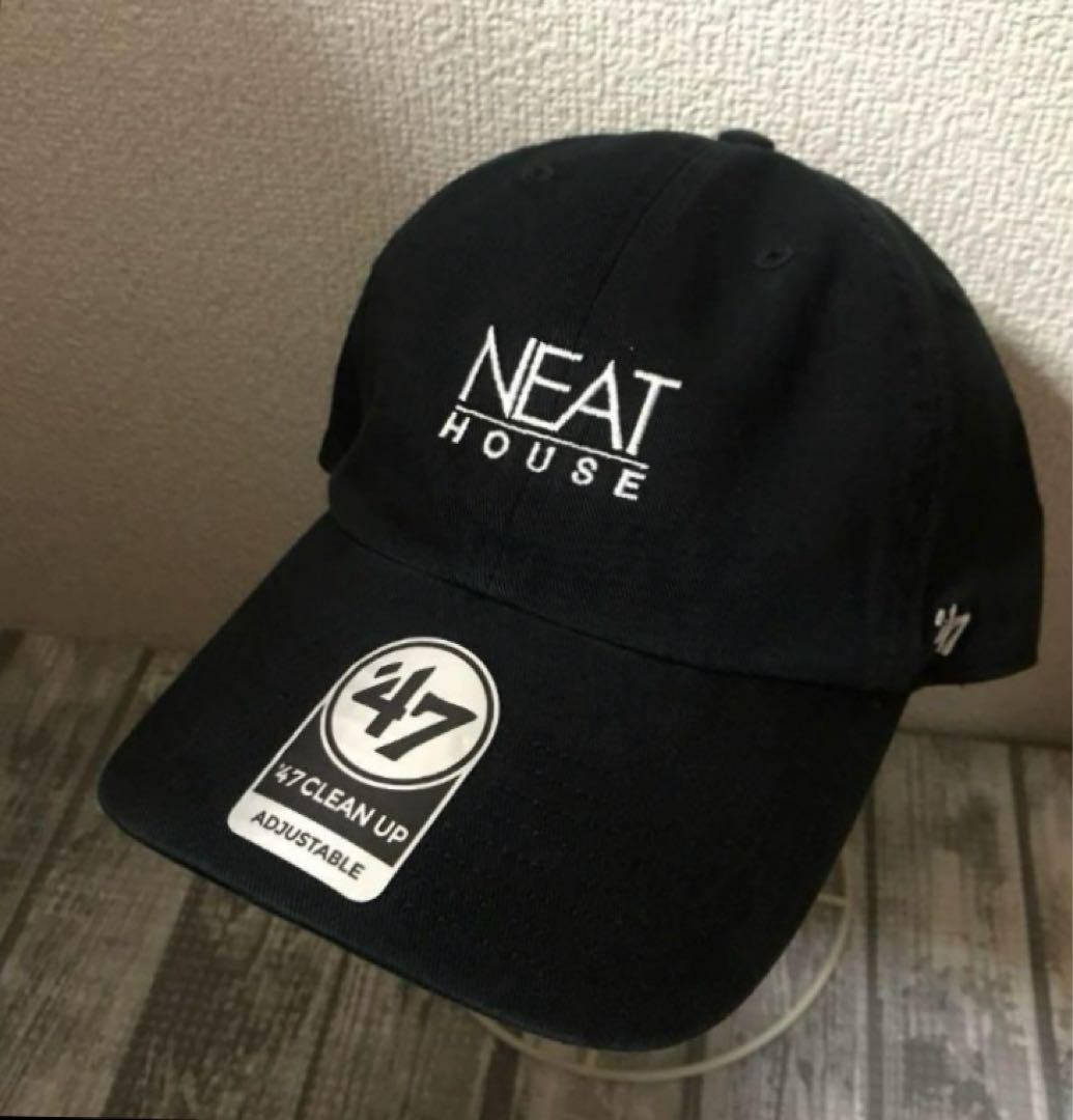47 NEAT HOUSE ニート ブラック フォーティーセブン キャップ 帽子