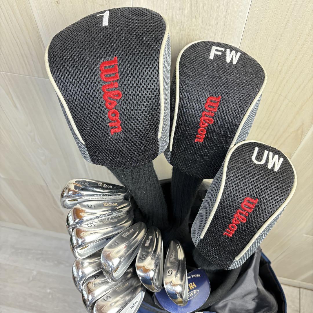 メンズ右】Wilson ウィルソン メンズゴルフセット 初心者 M70716