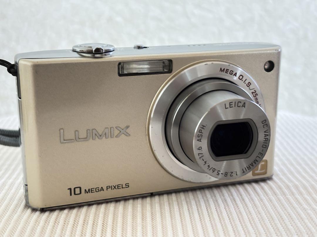 Panasonic LUMIX ルミックス DMC-FX35 デジカメ ゴールド - メルカリ