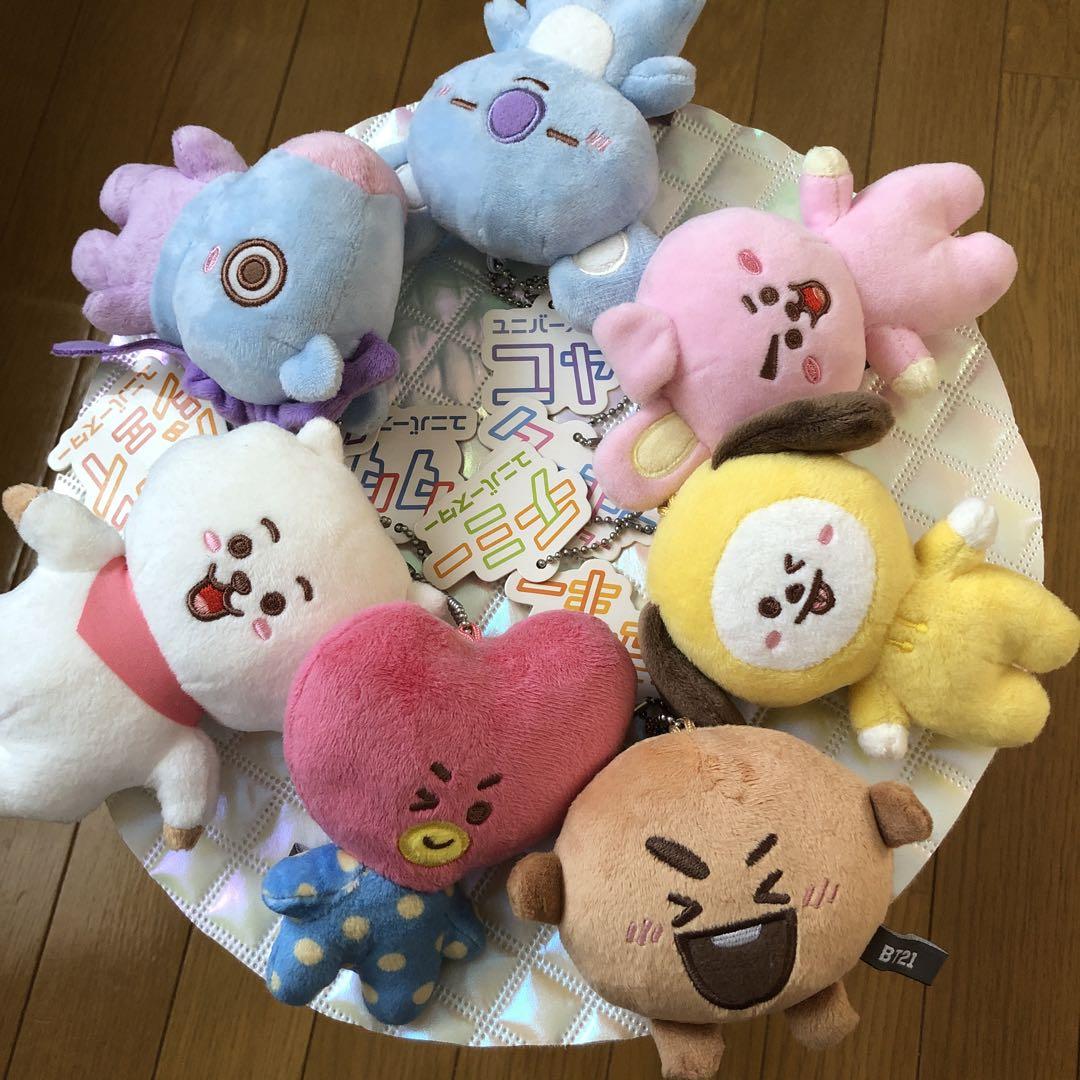bt21ぬいぐるみマスコット7種セット