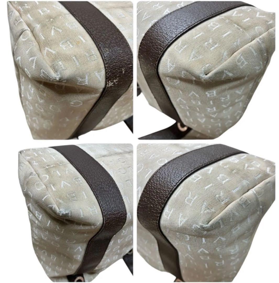 BVLGARI ブルガリ トートバッグ　ハンドバッグ ロゴマニア 総柄 ロゴ