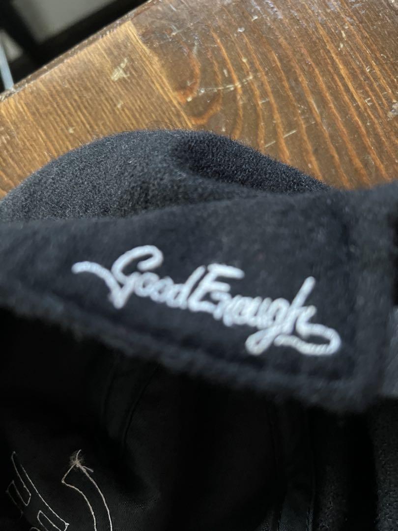 GOODENOUGHFEELT “GE” ロゴ ウール　ブラック