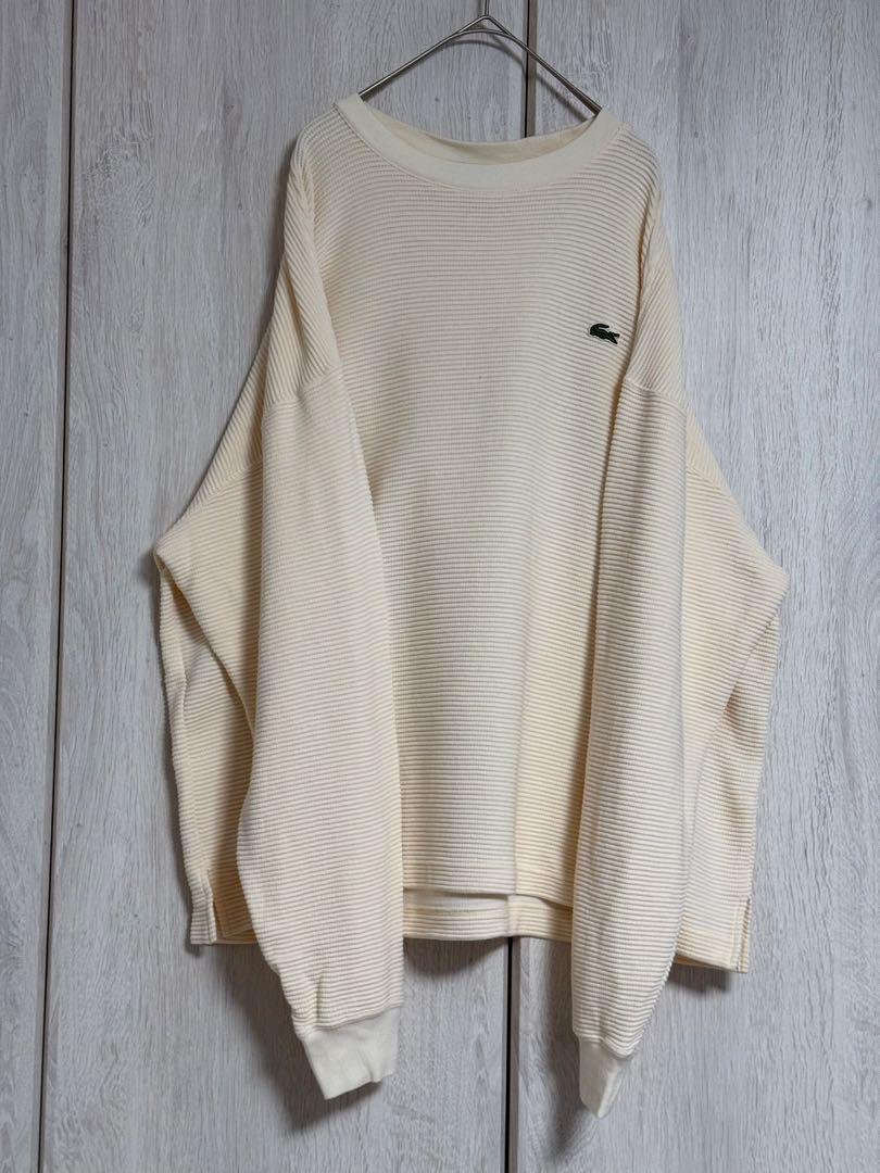 LACOSTE / ラコステ　別注 オーバーサイズ ヘビーピケ L/S Tシャツ