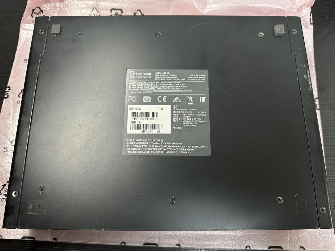 Steinberg UR-RT4 USBオーディオインターフェイス Neve搭載