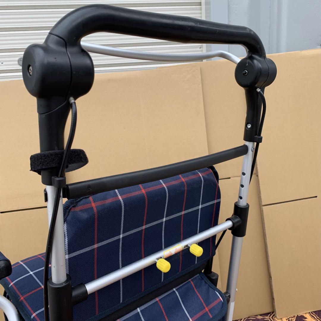 Tacaof テイコブ ST07 折りたたみ シルバーカー イス 座れる 手押し