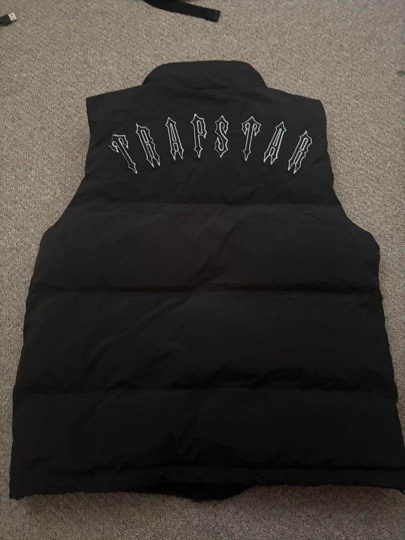 TRAPSTAR ブラック ダウンベスト