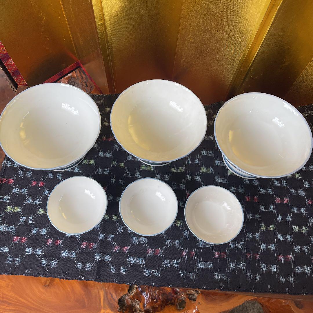 有田焼吉祥作高台鉢三点セット箱無店じまいSALE中